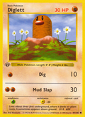 Diglett 47/102 Pokémon Base Set card