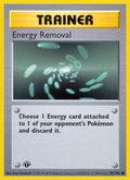 Energy Removal 92/102 Pokémon Base Set card