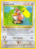 Farfetch'd 27/102 Pokémon Base Set card