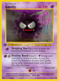Gastly 50/102 Pokémon Base Set card