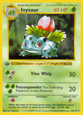 Ivysaur 30/102 Pokémon Base Set card