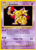 Kadabra 32/102 Pokémon Base Set card