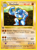 Machoke 34/102 Pokémon Base Set card