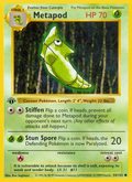 Metapod 54/102 Pokémon Base Set card