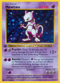 Mewtwo 10/102 Pokémon Base Set card