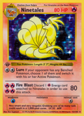 Ninetales 12/102 Pokémon Base Set card