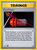 PlusPower 84/102 Pokémon Base Set card