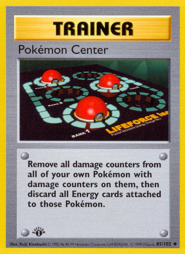 Pokémon Center 85/102 Pokémon Base Set card
