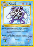 Poliwhirl 38/102 Pokémon Base Set card