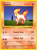 Ponyta 60/102 Pokémon Base Set card