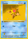 Staryu 65/102 Pokémon Base Set card