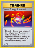Super Energy Removal 79/102 Pokémon Base Set card