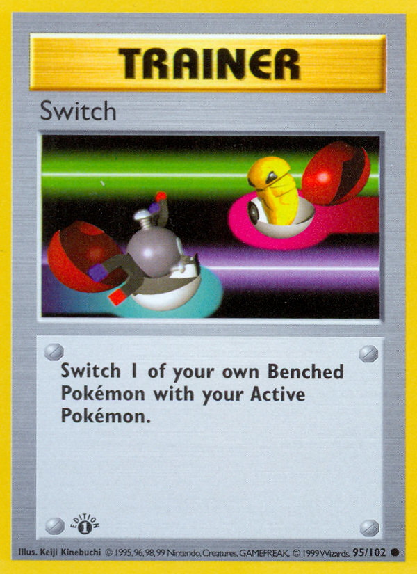 Switch 95/102 Pokémon Base Set card