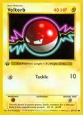 Voltorb 67/102 Pokémon Base Set card