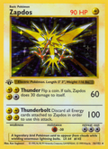 Zapdos 16/102 Pokémon Base Set card
