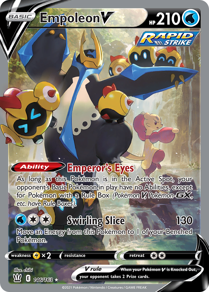 Empoleon V 146/163 — English Pokémon Battle Styles (2021) card