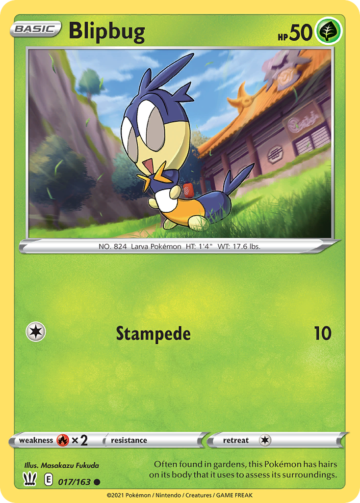 Blipbug 17/163 — English Pokémon Battle Styles (2021) card