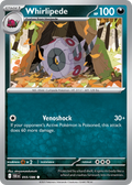 Whirlipede 55/86 — English Pokémon Black Bolt (2025)