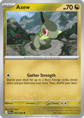 Axew 68/86 — English Pokémon Black Bolt (2025)