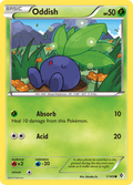 Oddish 1/149 Pokémon card from Boundaries Crossed (2012), English Common
