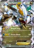 Black Kyurem-EX 101/149 Pokémon card from Boundaries Crossed (2012), English Rare Holo EX