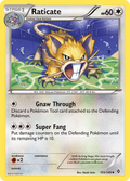 Raticate 105/149 Pokémon card from Boundaries Crossed (2012), English Uncommon