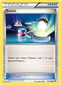 Switch 135/149 Pokémon card from Boundaries Crossed (2012), English Common