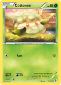 Cottonee 14/149 Pokémon card from Boundaries Crossed (2012), English Common