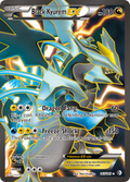 Black Kyurem-EX 145/149 Pokémon card from Boundaries Crossed (2012), English Rare Ultra
