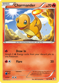 Charmander 18/149 Pokémon card from Boundaries Crossed (2012), English Common