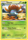 Gloom 2/149 Pokémon card from Boundaries Crossed (2012), English Uncommon