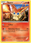 Victini 23/149 Pokémon card from Boundaries Crossed (2012), English Rare