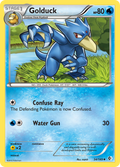 Golduck 34/149 Pokémon card from Boundaries Crossed (2012), English Uncommon