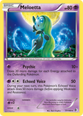 Meloetta 77/149 Pokémon card from Boundaries Crossed (2012), English Rare Holo