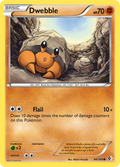 Dwebble 84/149 Pokémon card from Boundaries Crossed (2012), English Common