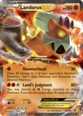 Landorus-EX 89/149 Pokémon card from Boundaries Crossed (2012), English Rare Holo EX