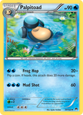 Palpitoad 34/122 English Pokémon card from BREAKpoint (2016)