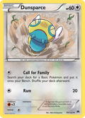 Dunsparce 90/122 English Pokémon card from BREAKpoint (2016)