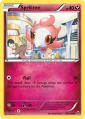 Spritzee 105/162 English Pokémon card from BREAKthrough (2015)