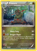 Fraxure 110/162 English Pokémon card from BREAKthrough (2015)