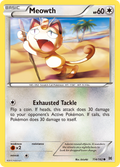 Meowth 114/162 English Pokémon card from BREAKthrough (2015)