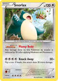 Snorlax 118/162 English Pokémon card from BREAKthrough (2015)