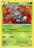 Scatterbug 13/162 English Pokémon card from BREAKthrough (2015)