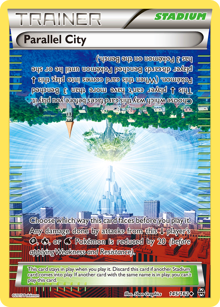 Parallel City 145/162 English Pokémon card from BREAKthrough (2015)