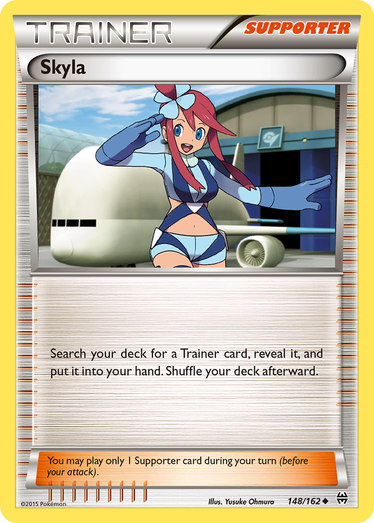 Skyla 148/162 English Pokémon card from BREAKthrough (2015)