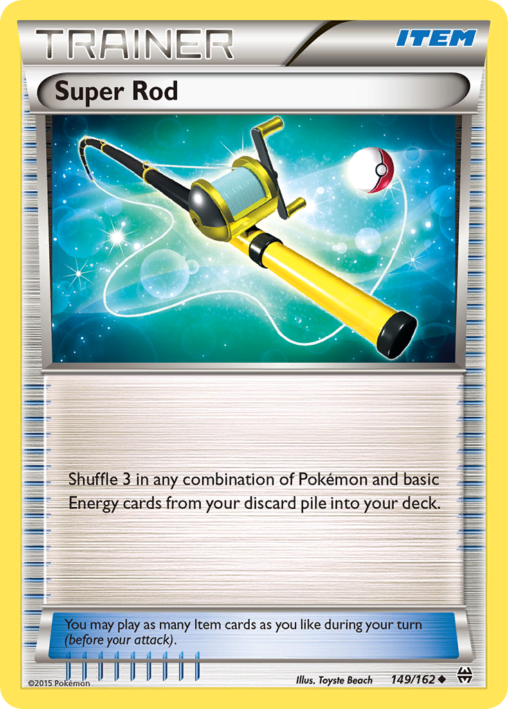 Super Rod 149/162 English Pokémon card from BREAKthrough (2015)