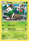 Skiddo 16/162 English Pokémon card from BREAKthrough (2015)