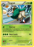 Gogoat 17/162 English Pokémon card from BREAKthrough (2015)