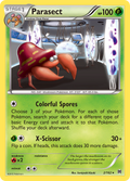 Parasect 2/162 English Pokémon card from BREAKthrough (2015)