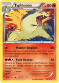 Typhlosion 20/162 English Pokémon card from BREAKthrough (2015)
